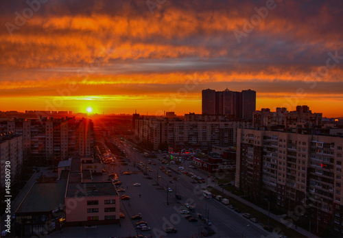 Colorful sunset © zoya54
