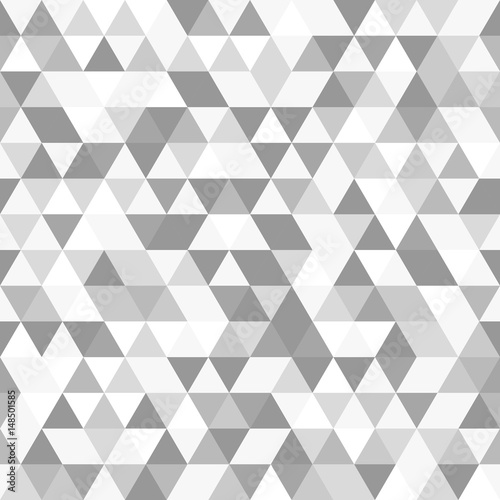 Geometric vector pattern with triangles. Geometric modern ornament. Seamless abstract background
