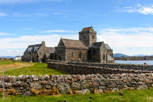 Obraz na plátně Iona abbey in Scotland
