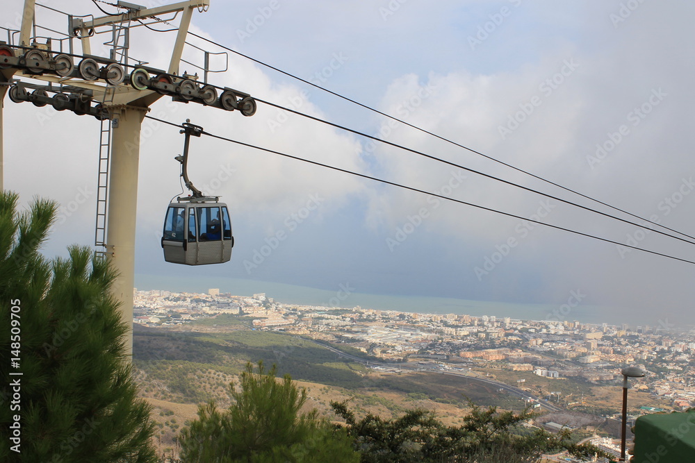 Funicular, Malaga, Spain