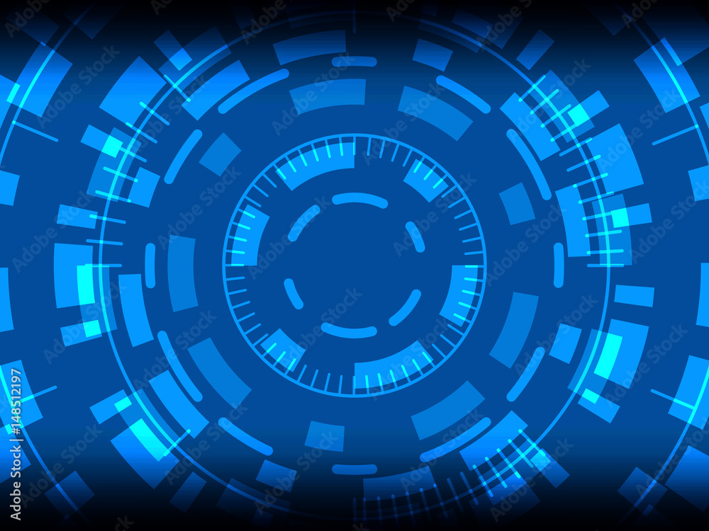 Technological abstract image, concentration and rotation, - Illustration Technological abstract image, concentration and rotation, - Illustration