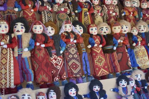 Armenian handmade dolls in folk costumes