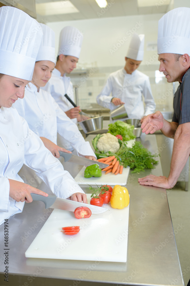 chef and his students