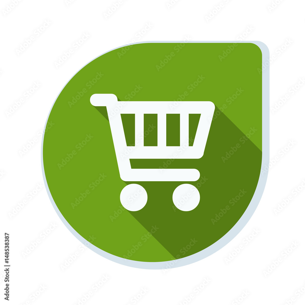 Shopping cart button illustration Shopping cart button illustration