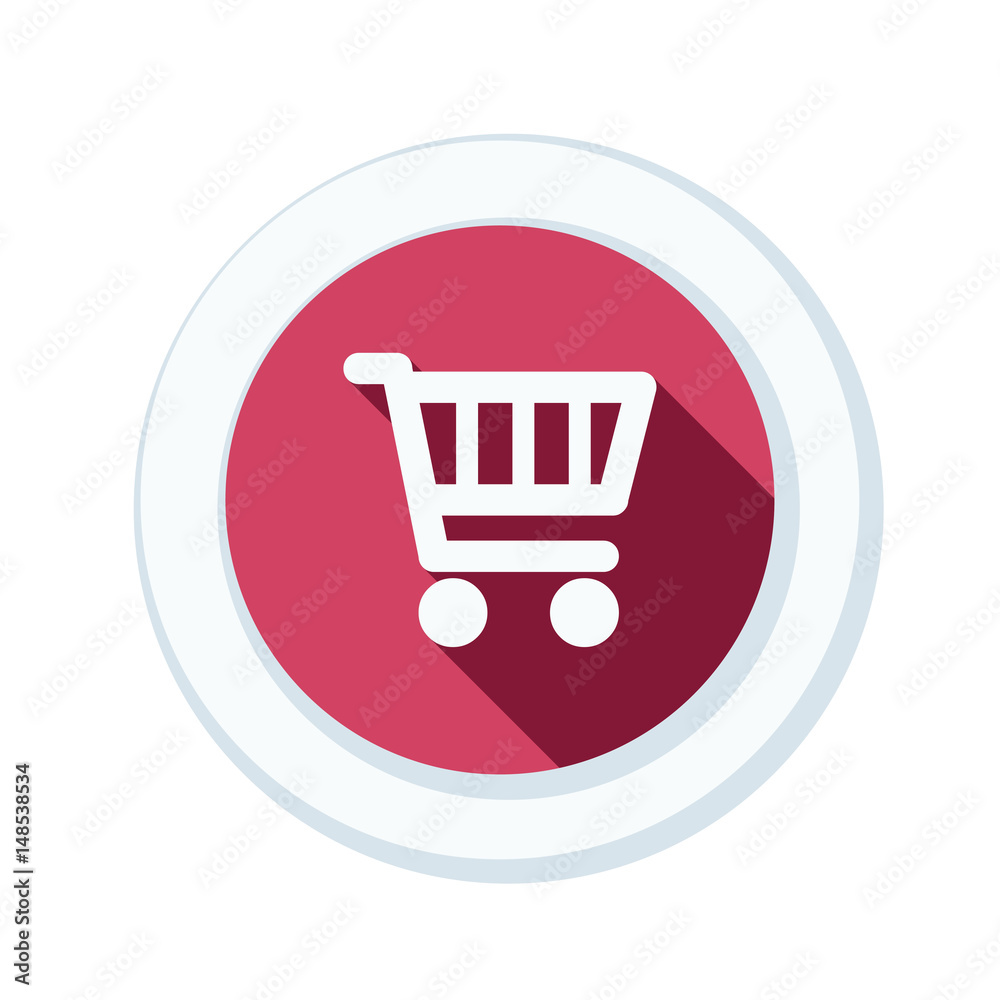 Shopping cart button illustration Shopping cart button illustration