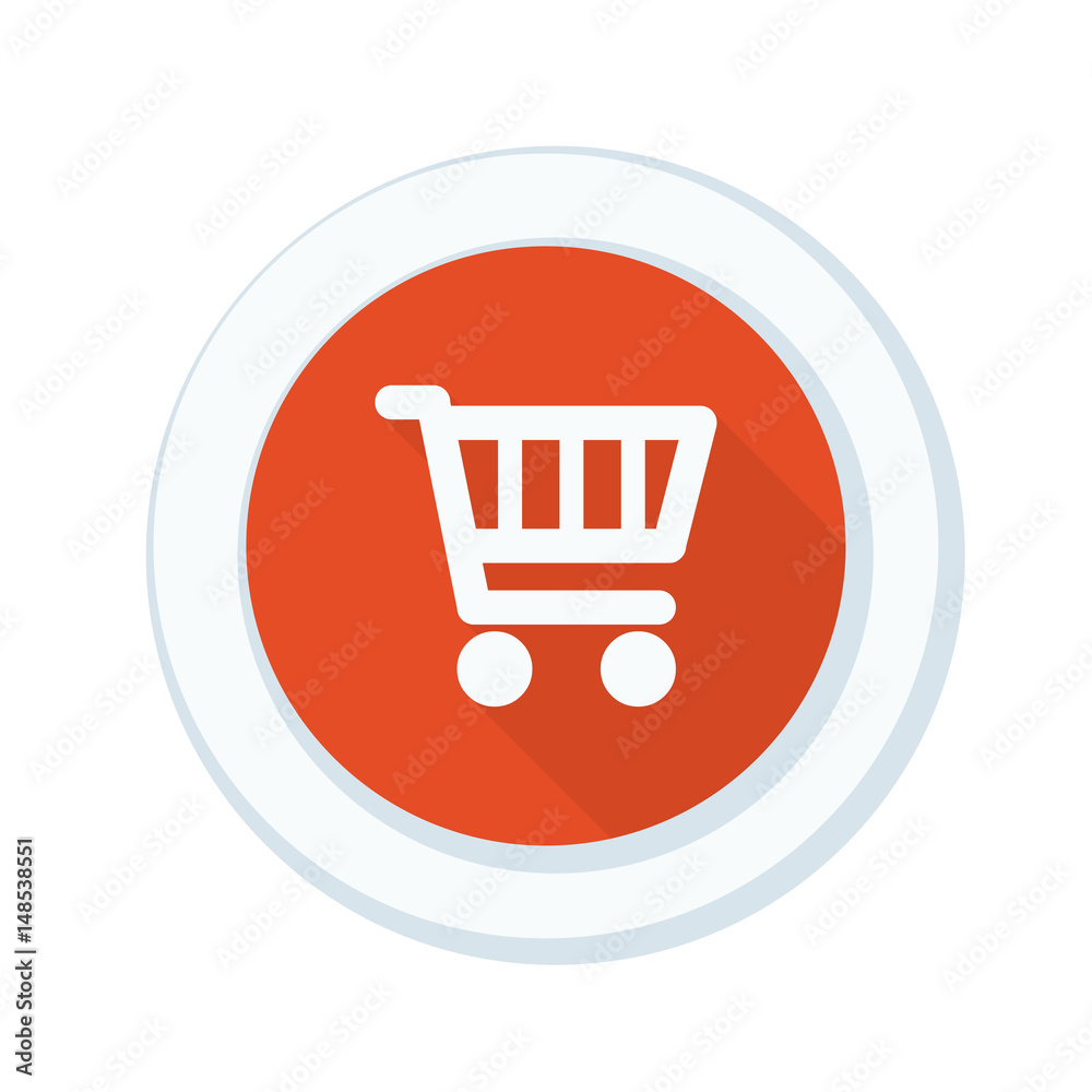 Shopping cart button illustration Shopping cart button illustration