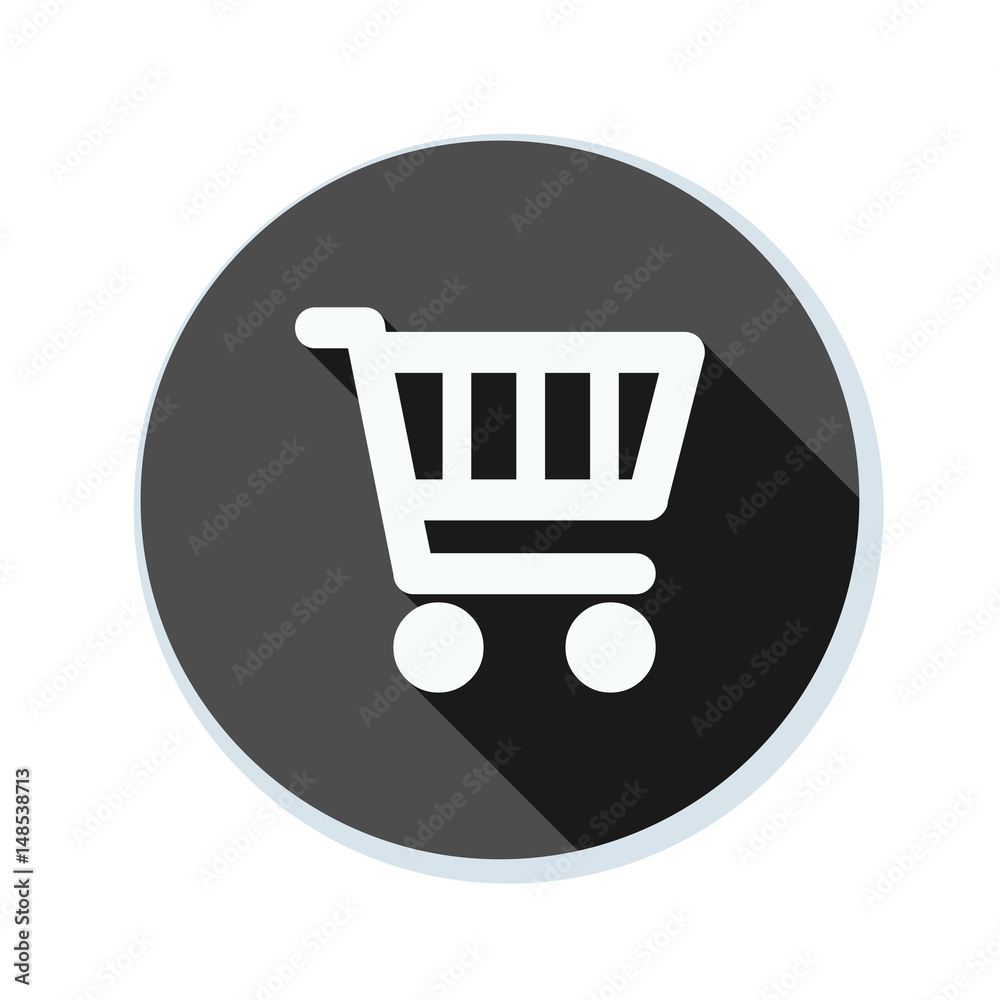 Shopping cart button illustration Shopping cart button illustration