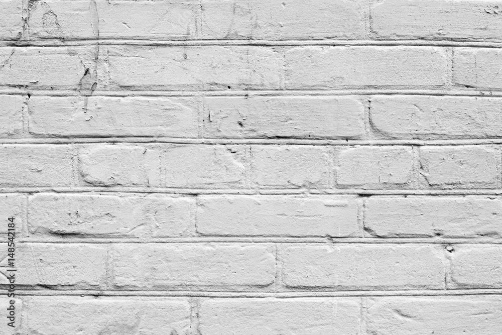 Fototapeta premium Brick texture with scratches and cracks