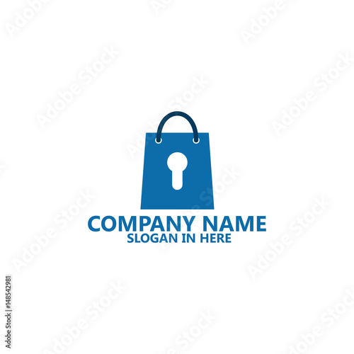 Lock Shop Logo Template Design