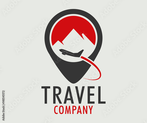Travel, tourism, holidays and pleasure logo vector design eps 10