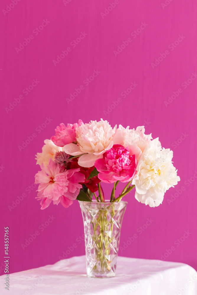 peony in the vase peony in the vase