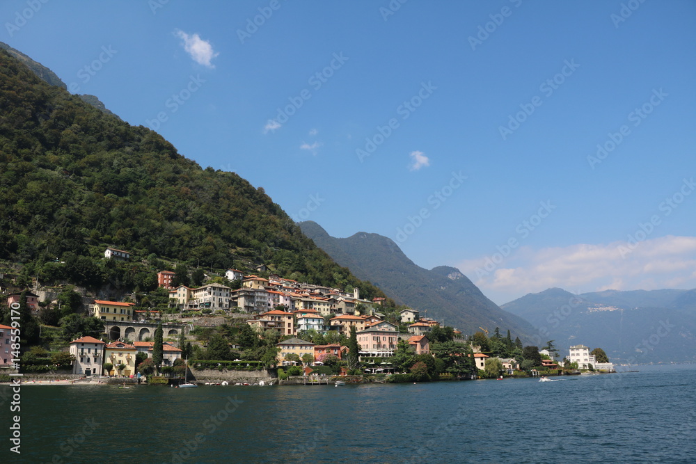 Peninsula Lavedo and Lenno on Lake Como, Lombardy Italy
