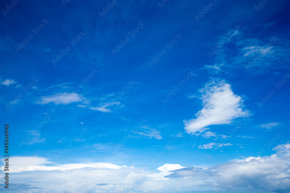Blue sky background with tiny clouds Blue sky background with tiny clouds