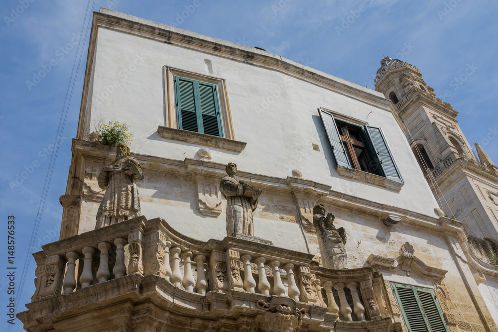 Alte Architektur in Lecce, in Apulien, Italien