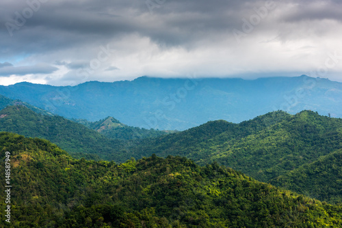 Mountain Slopes Turn Green in Spring in the Smokies