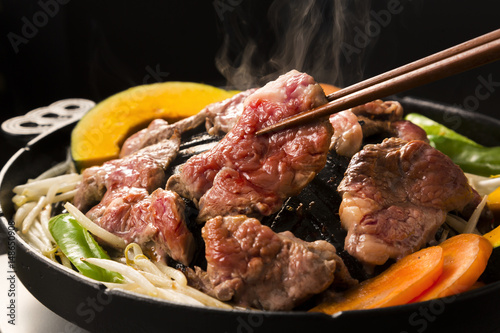 ジンギスカン　 Japanese Style Mongolian Mutton Barbecue