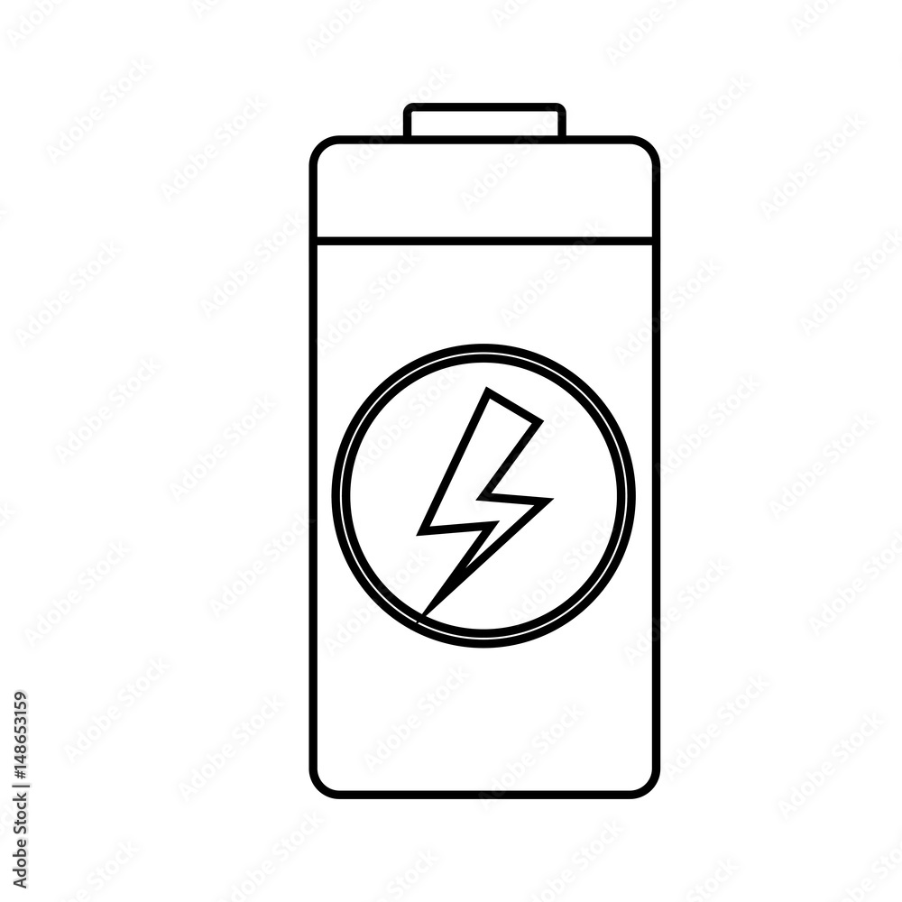 battery icon over white background. vector illustration battery icon over white background. vector illustration