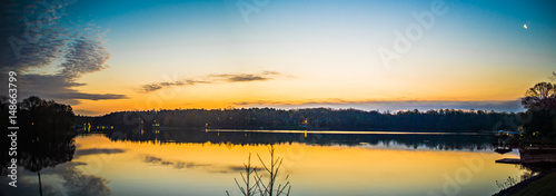 sunriseon lake wylie near belmont NC photo