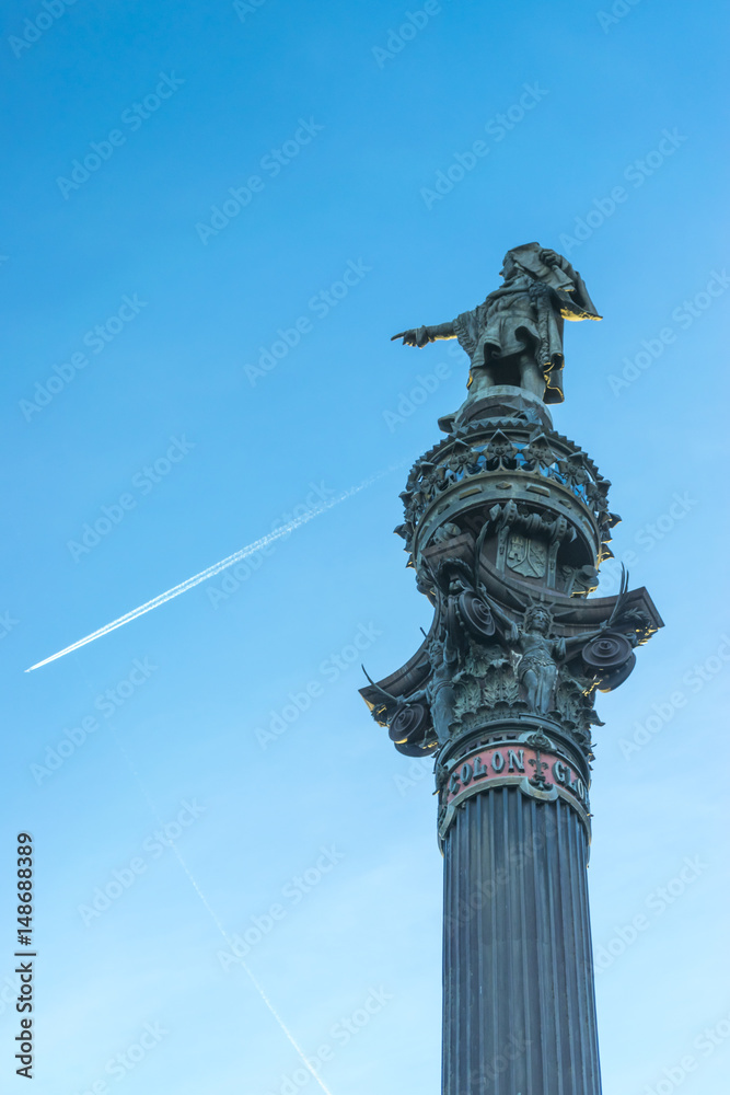 Obraz premium Christopher Columbus statue