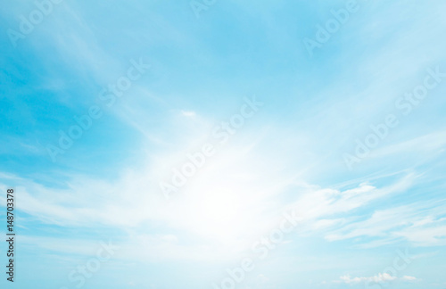 Fototapeta Naklejka Na Ścianę i Meble -  Sky heaven Background or backdrop blurred nature Abstract style Pastel tones
