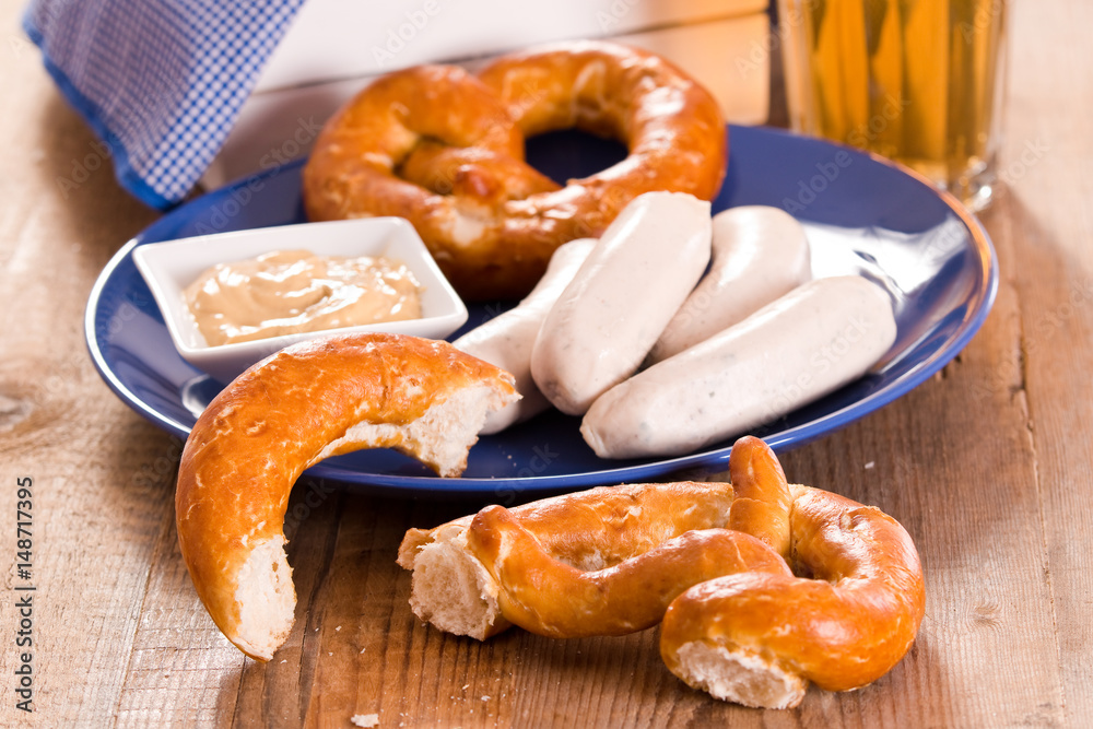 Bavarian pretzels. 