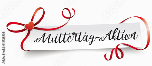 Paper Banner Ribbon Muttertag Aktion