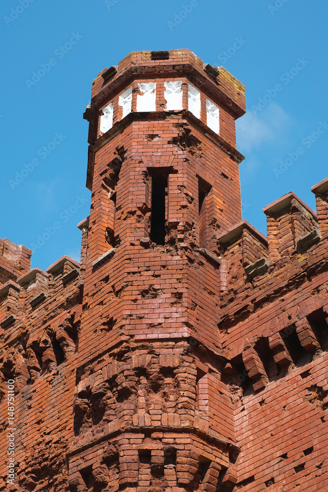 Fragment of the fortress tower