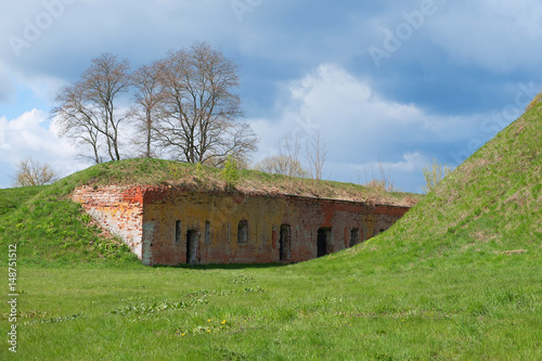 Old fort fort with a rampart