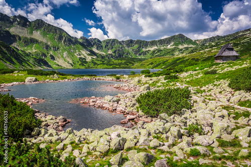 Fototapeta Naklejka Na Ścianę i Meble -  Crystal clear lake in the mountains, Poland, Europe