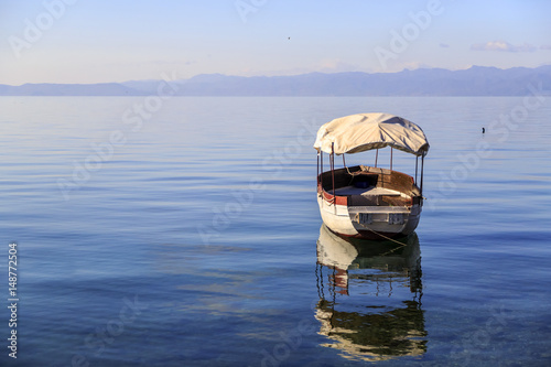 Coastal view of Ohrid, Mace...