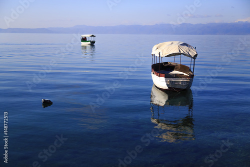 Coastal view of Ohrid, Mace...