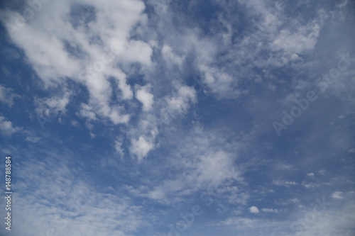 Blue sky and clouds