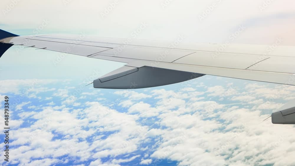Look Outside of Airplane Window