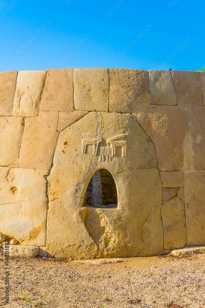 Φωτογραφία View of an ancient monument excavated in the unesco enlisted Hili archeological park in Al Ain, UAE