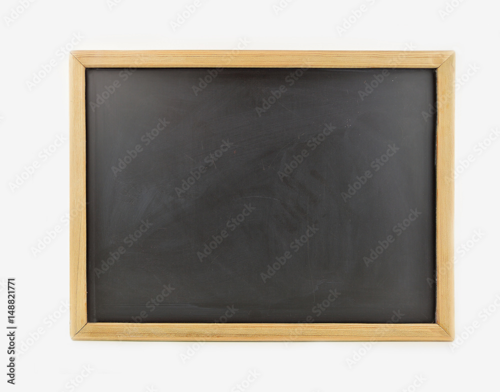 Chalkboard empty blank with white background Chalkboard empty blank with white background