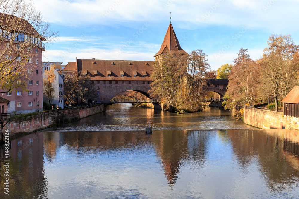 Fototapeta premium Nuremberg Autumn Fall Old Town