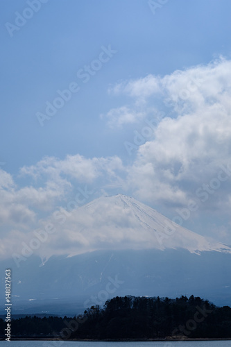 Mount Fuji view from Lake Kawaguchi