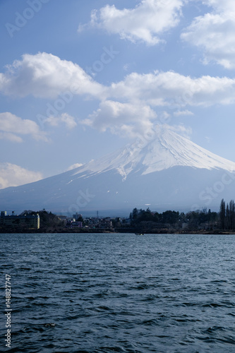 Mount Fuji view from Lake Kawaguchi