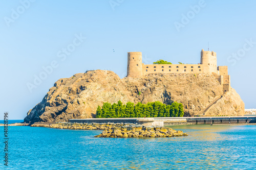 Al Jalali fort in the old town of Muscat. Sultanate of Oman, Middle East photo