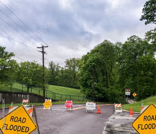 Road Closed Flooding photo