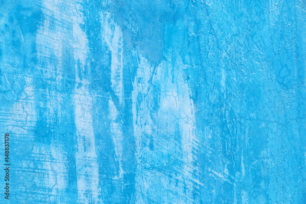 cracked concrete texture blue background