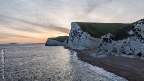 White Cliffs Lulworth Durdle Door beach