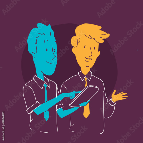 Presentazione interattiva su tablet 