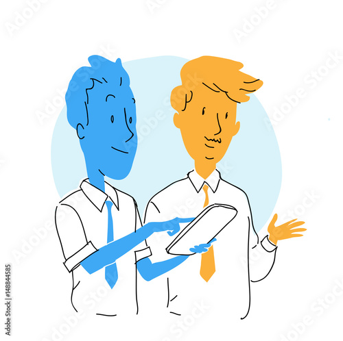 Presentazione interattiva su tablet 