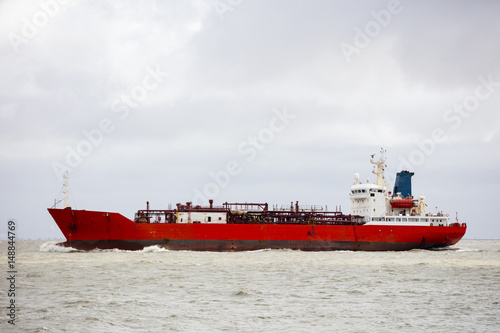 Gastanker, Tanker, Nordsee, Niedersachsen, Deutschland photo