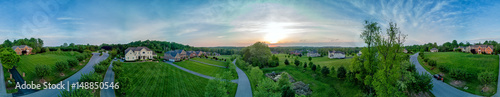 maryland county houses aerial view photo