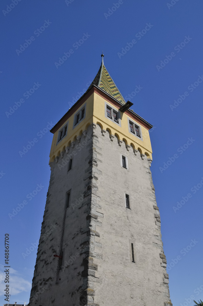 Mangturm, Lindau, Bodensee, Bayern, Deutschland
