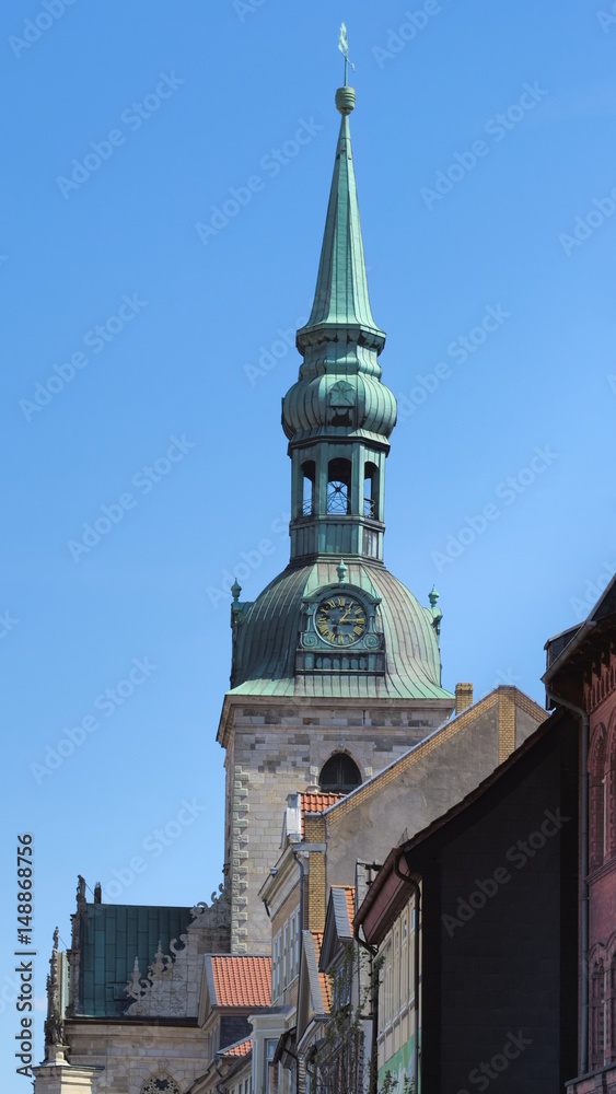 Obraz premium Wolfenbüttel - Turm der Hauptkirche Beatae Mariae Virginis, Deutschland