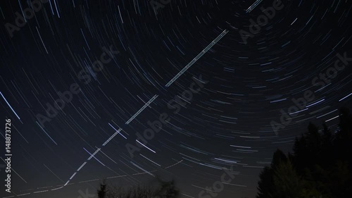 Startrail circle photo