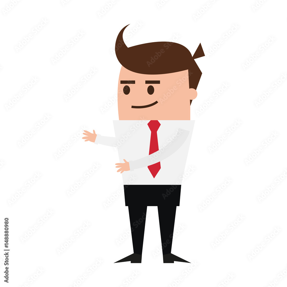 happy businessman cute cartoon icon image vector illustration design happy businessman cute cartoon icon image vector illustration design